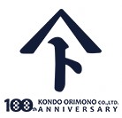紺藤織物創立100周年記念のロゴマーク