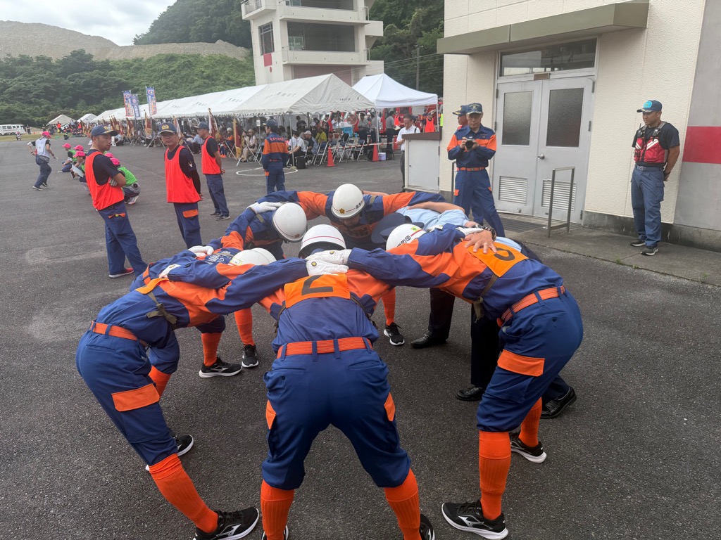高島出場準備