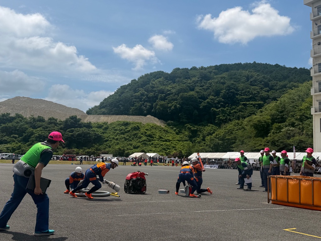 小型ポンプ操法