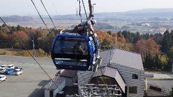 箱館山でのゴンドラ救助訓練の様子