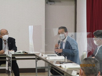 第2回滋賀県国民健康保険団体連合会理事会の様子