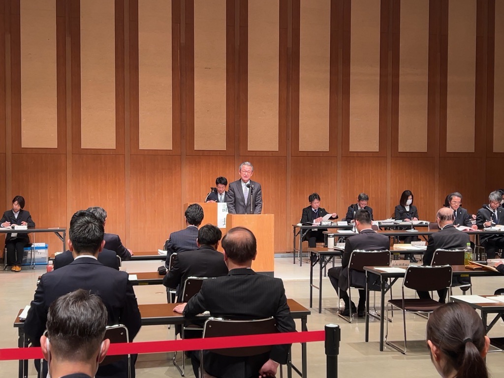 滋賀県後期高齢者医療広域連合議会2月定例会の様子