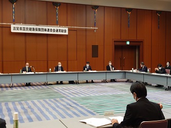 滋賀県国民健康保険団体連合会通常総会の様子