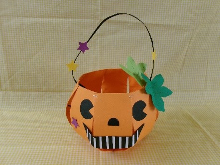 ハロウィンかご
