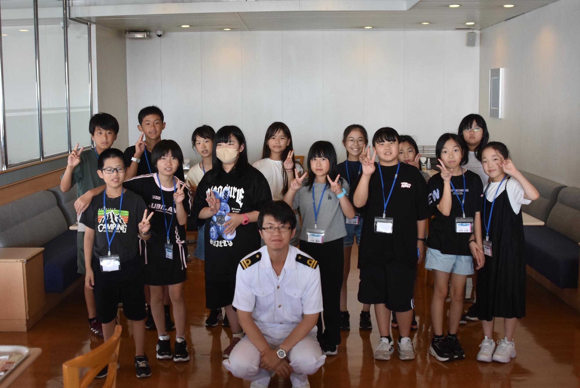 ニセコ訪問_フェーリー内