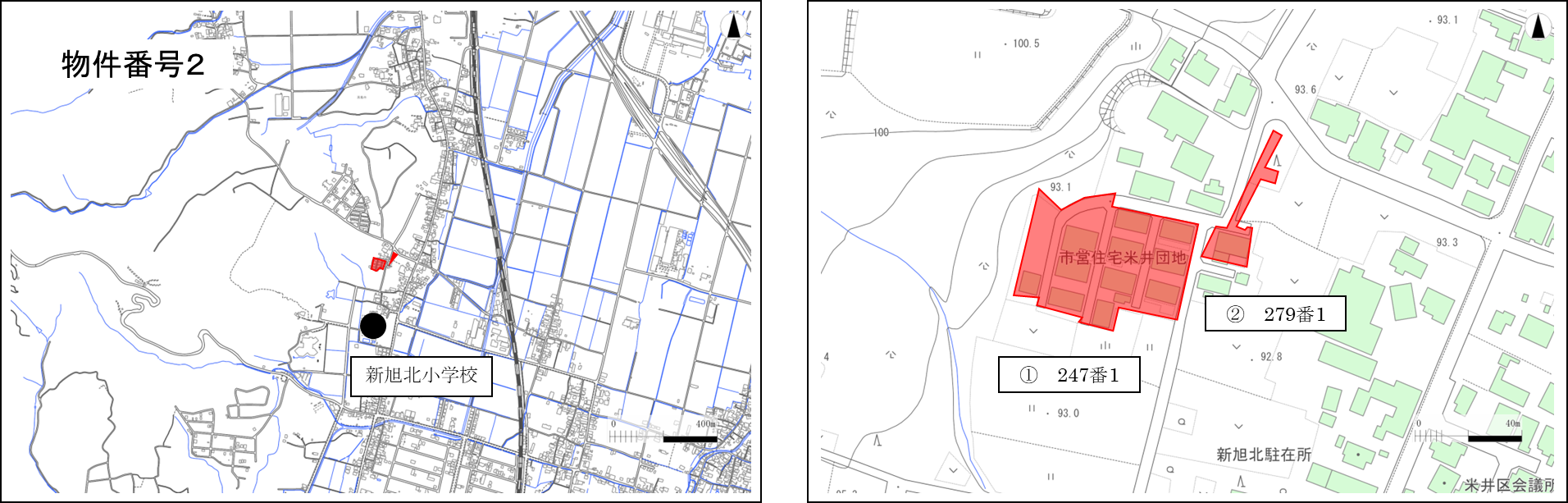 位置図（物件番号2）