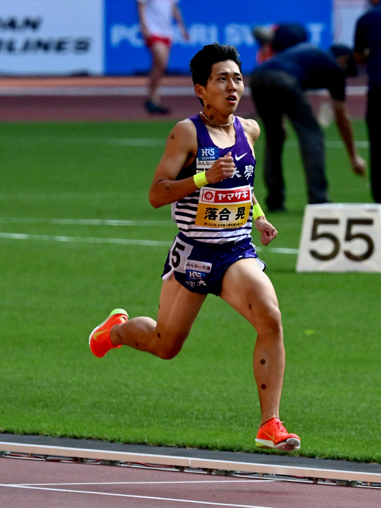 落合晃選手