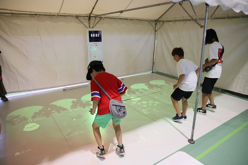 炬火イベントブース出展2・安曇川スポーツセンター