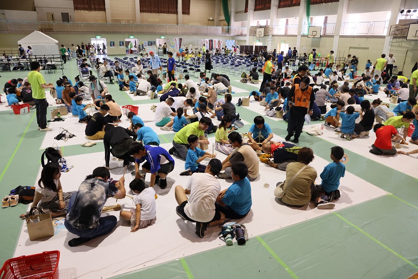 炬火イベント・火おこし体験1