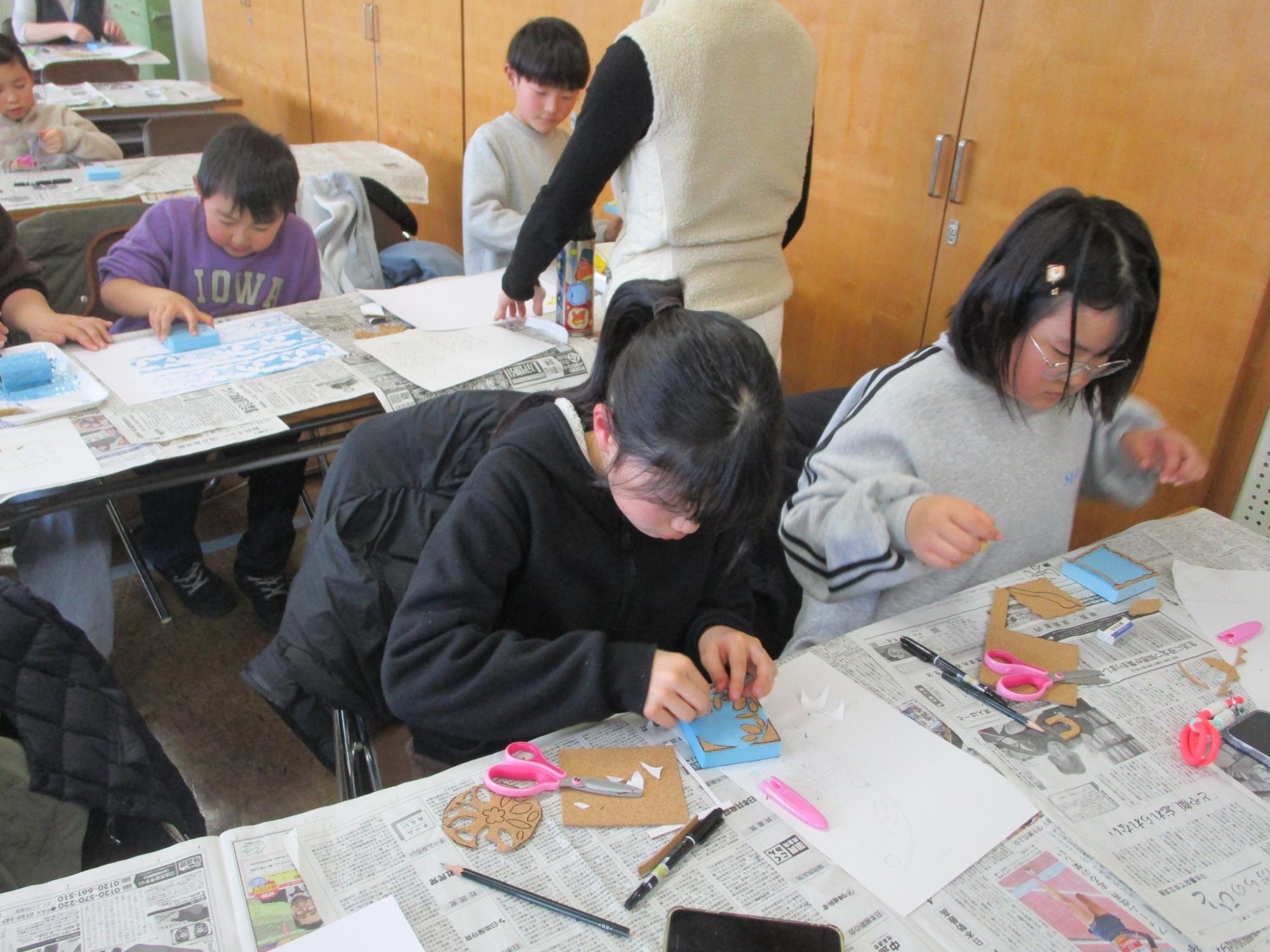 かざろう（ハンコのバッグ）の活動の様子