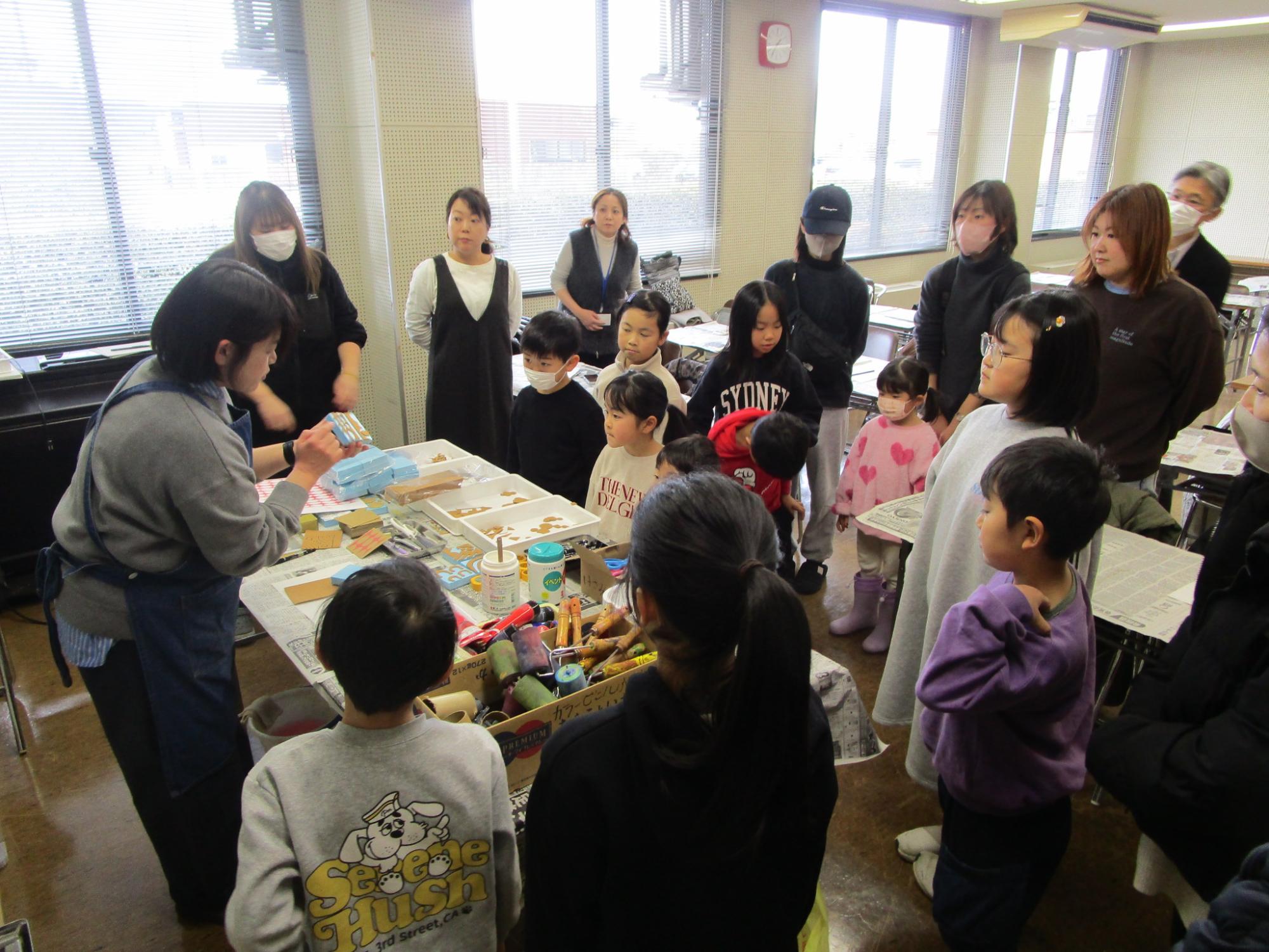 かざろう（ハンコのバッグ）の活動の様子