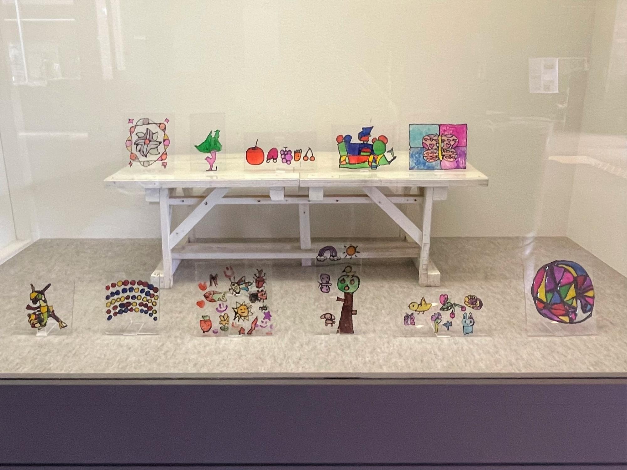 かざろう（シャボン玉）の展示風景