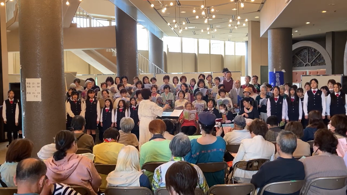 うたつたえロビーコンサート（市内4合唱団）